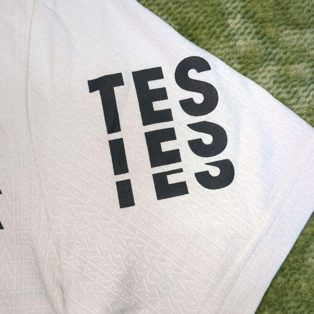 【極美品】パーリーゲイツ モックネック 半袖 シャツ ホワイト サイズ5 L相当