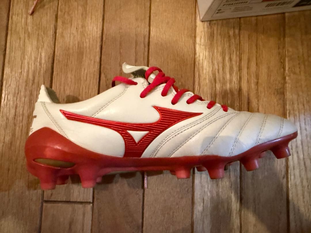 ミズノモレリアネオMizuno Morelia F9T ホワイト/レッド