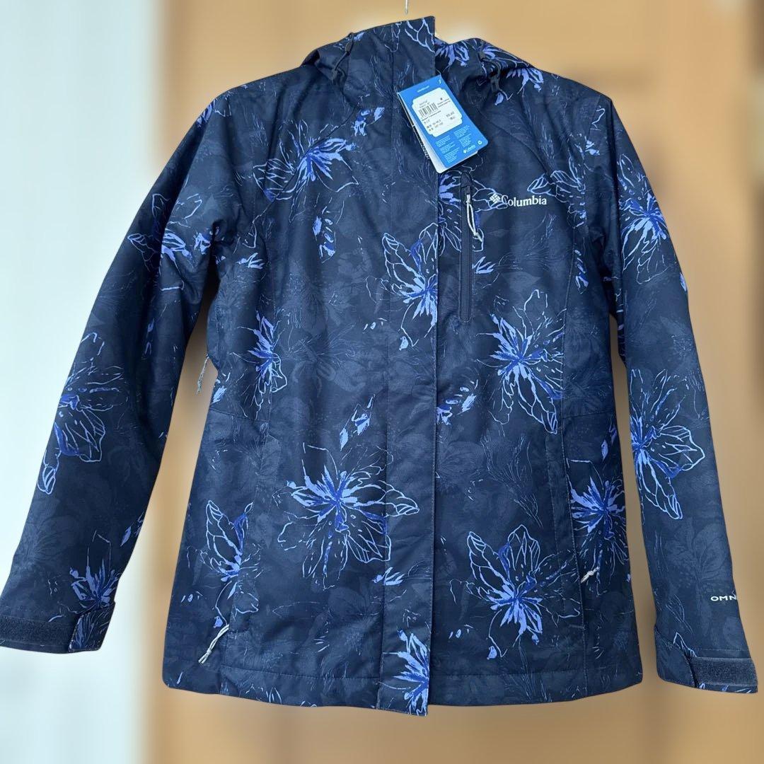 ウィリバードIVインターチェンジジャケットコロンビアColumbiaネイビー花柄