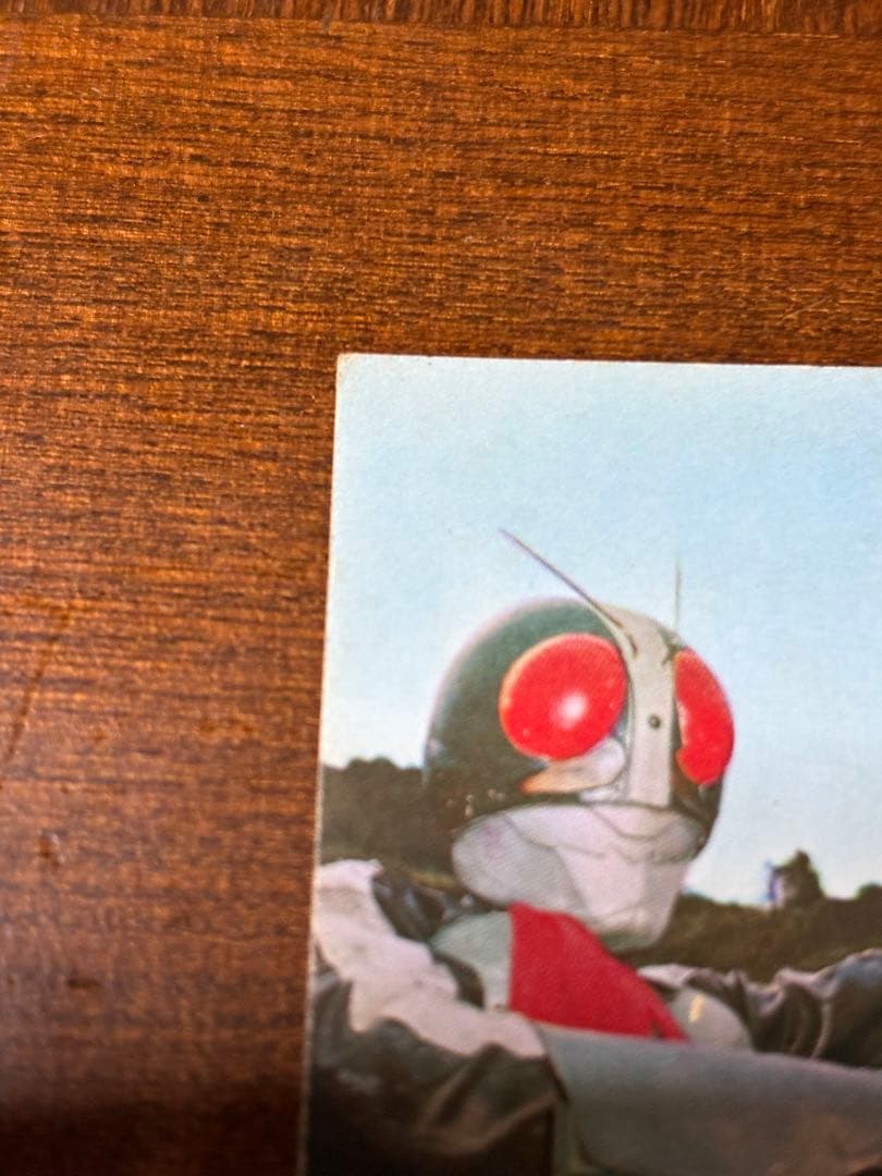 旧仮面ライダーカードカルビーNO134 良品　　ラッキーカード