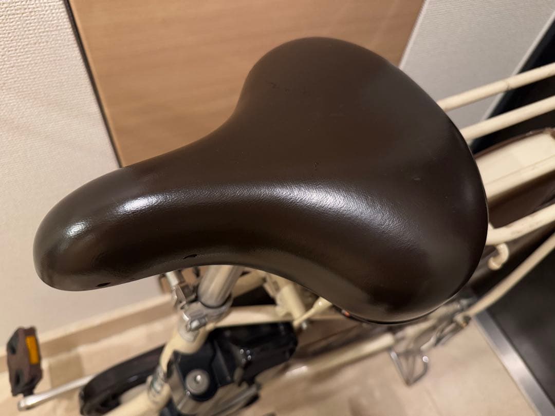 【引取限定】ブリヂストン BRIDGESTONE 電動アシスト自転車 アイボリー