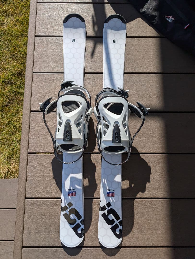 JOYRide　ショートスキー スノボバイン仕様 バッグ付き