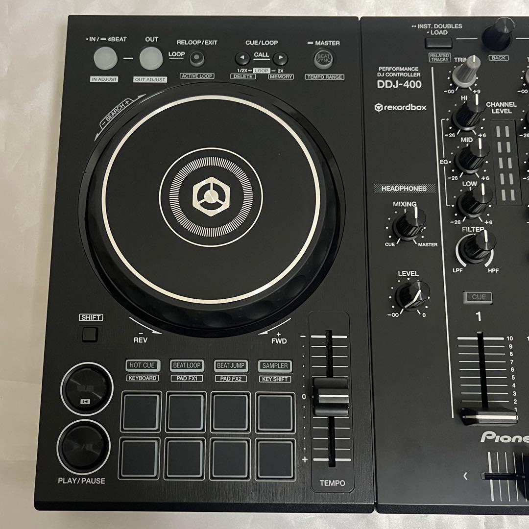 【美品】【完品】【箱、ケース付】Pioneer DDJ-400 DJコントローラ