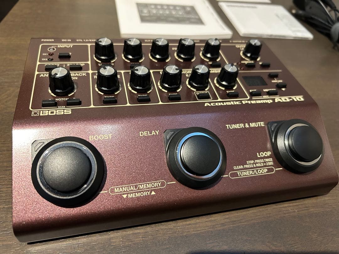 ギター BOSS AD-10 Acoustic Preamp