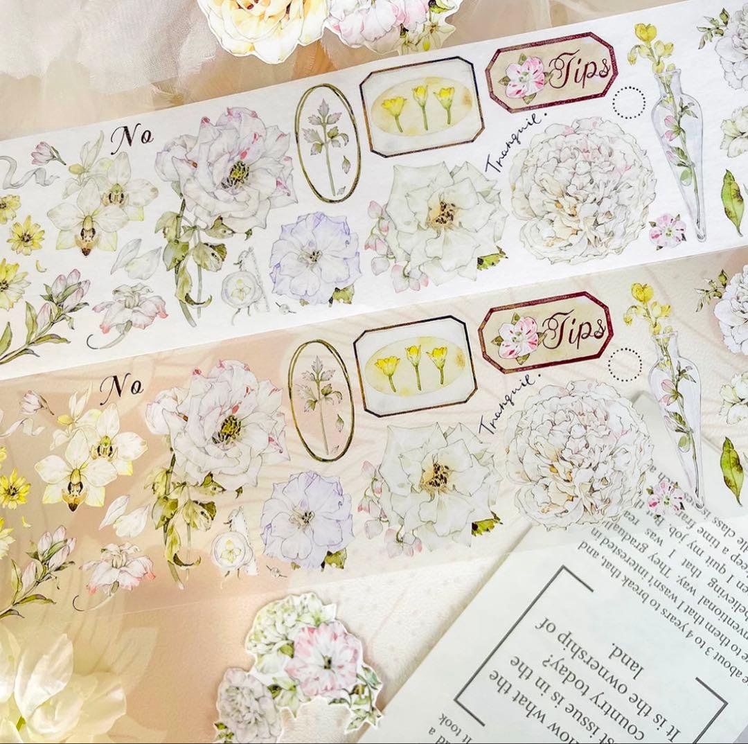 百仓家手帐《漫春日》海外マスキングテープ　マステ 【2132】