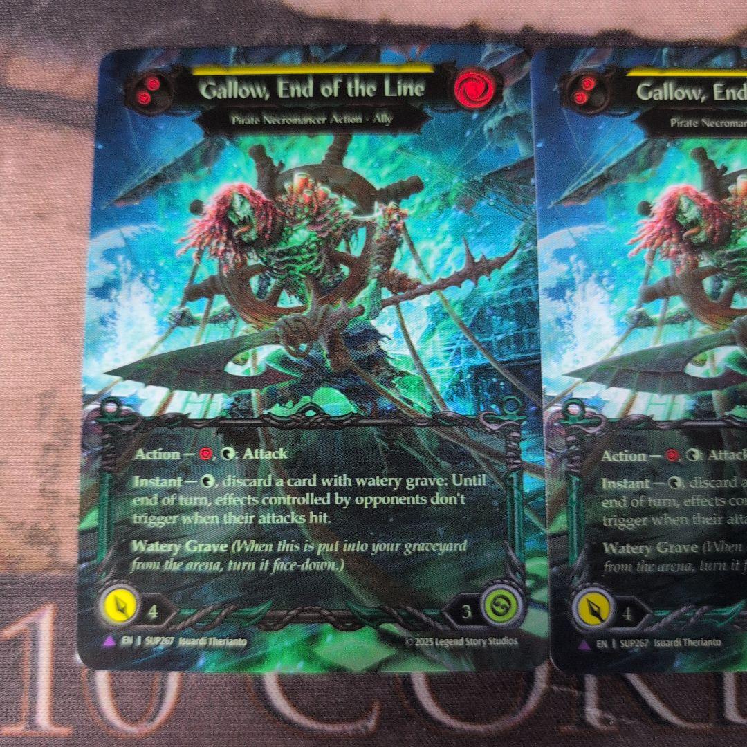 FaB 航海の終点、ガロウ 英語版　Marvel　2枚セット