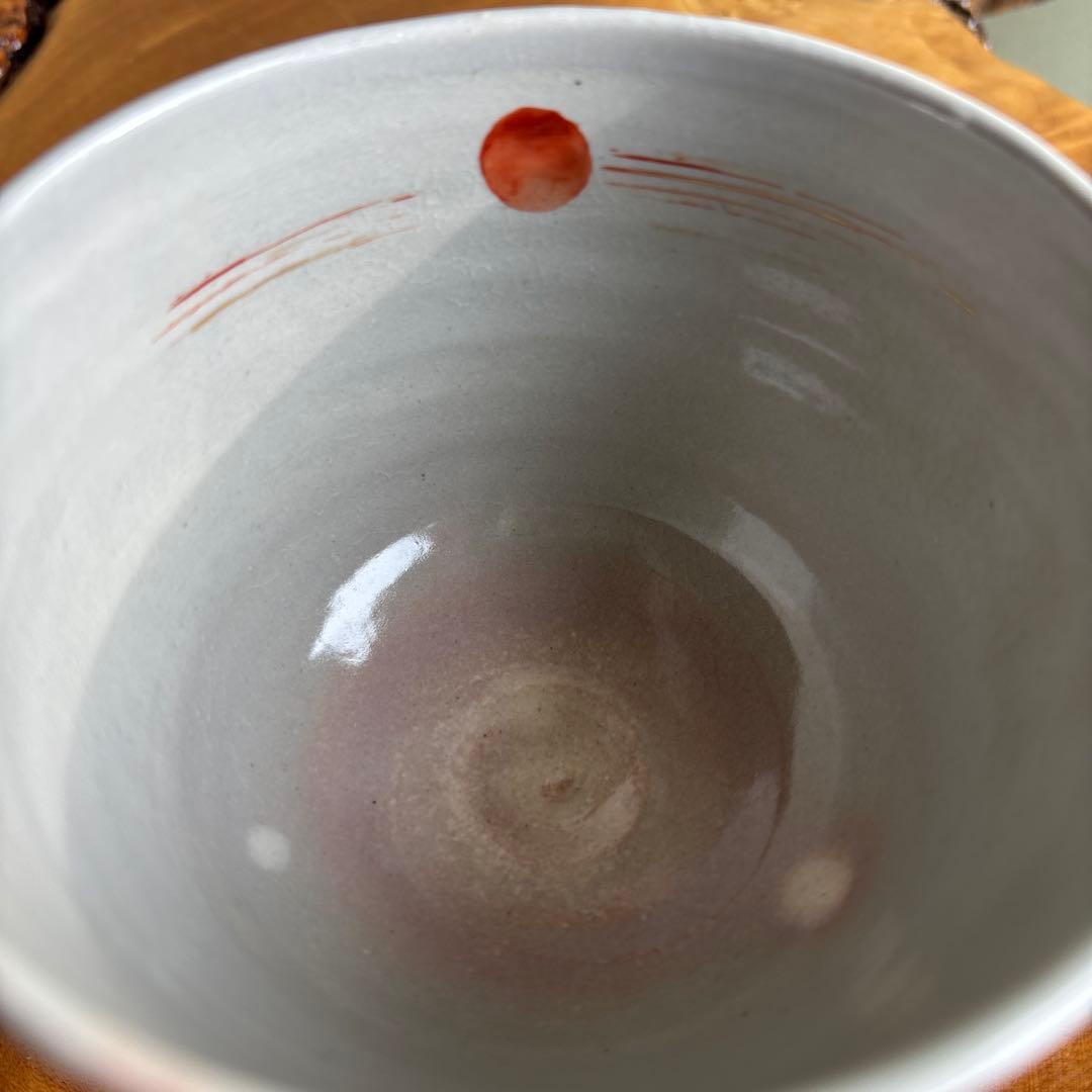 中村秋峰造 「乾山写 蓬莱紋」京焼 抹茶碗 茶道具 共箱(150)