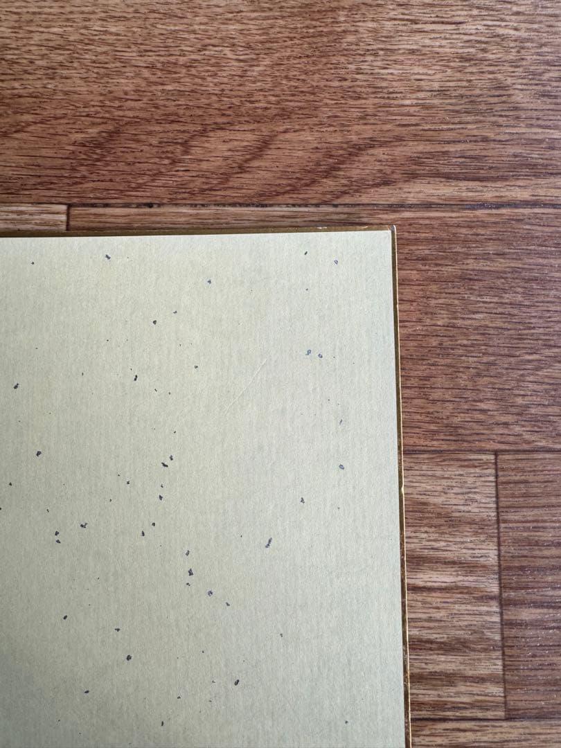 読売ジャイアンツ　高橋由伸選手　直筆サイン色紙