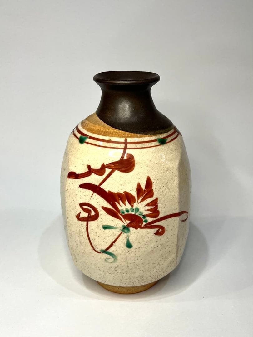 【人間国宝】藤本能堂 赤絵 花瓶