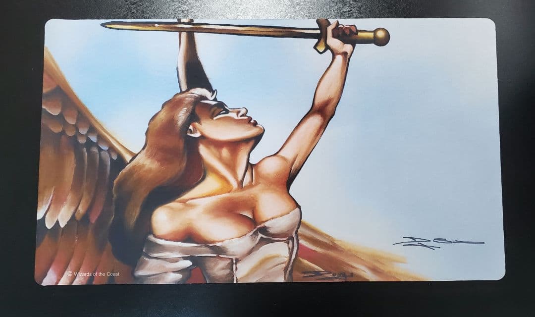 セラの天使 プレイマット サイン入り MTG