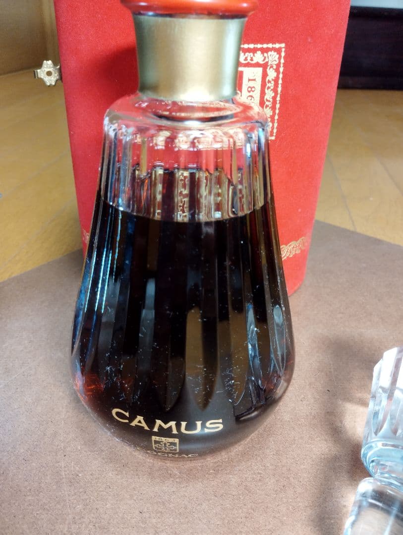 【新品未使用】古酒　CAMUS　カミュ　バカラクリスタル　コニャック
