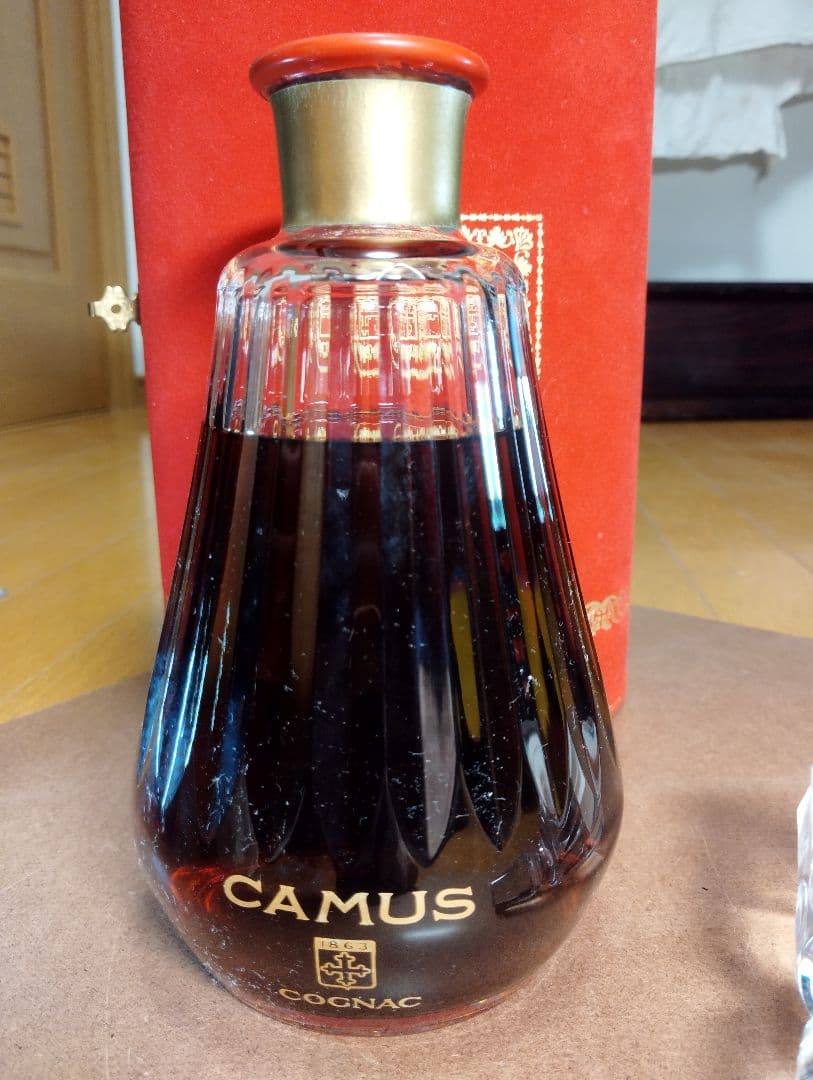 【新品未使用】古酒　CAMUS　カミュ　バカラクリスタル　コニャック
