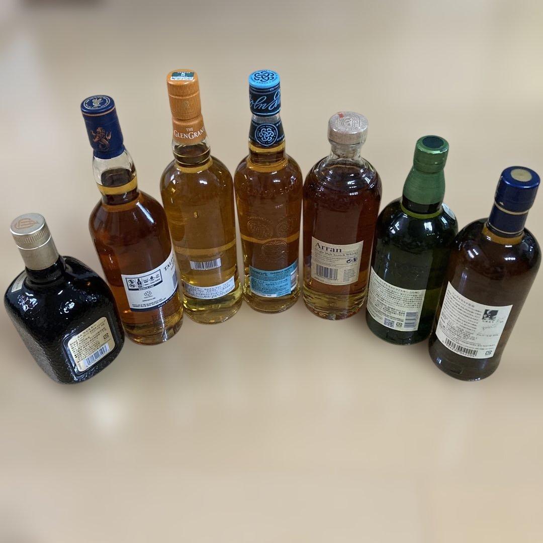 高級ウイスキー 7本セット 新品未開封　市販価格4万円以上　白州　余市　アラン