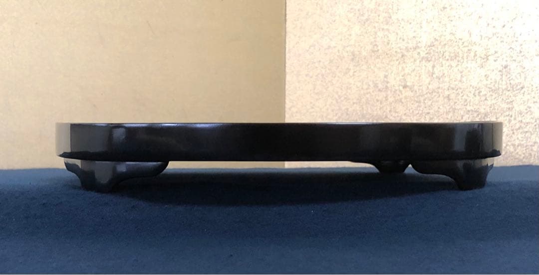 《レ》懐石 黒塗 金蒔絵 脚付 吸物膳10客 木製漆器 木箱　251127お1