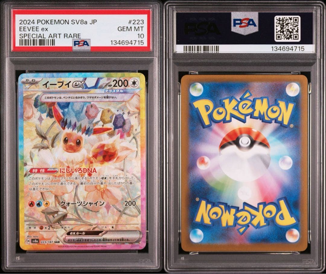 【PSA 連番】ブイズ テラスタルフェスex SAR 10連番