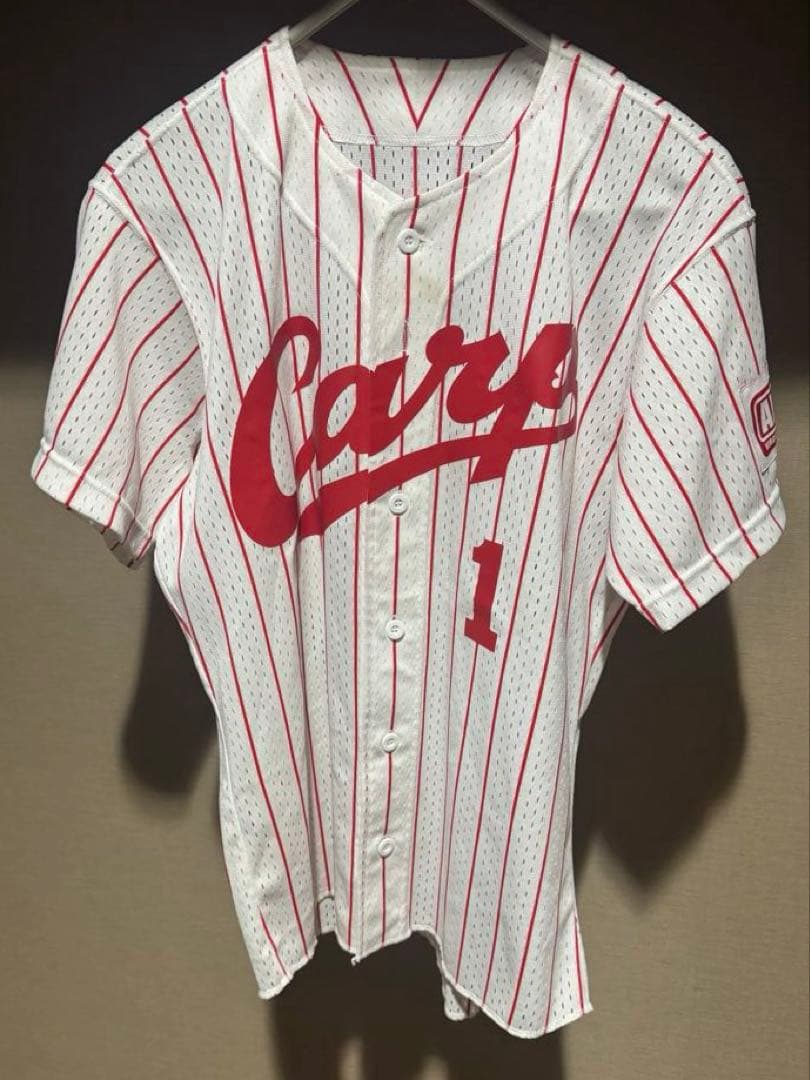 未使用 広島カープ 前田 智徳 背番号1 旧 ユニフォーム Mサイズ