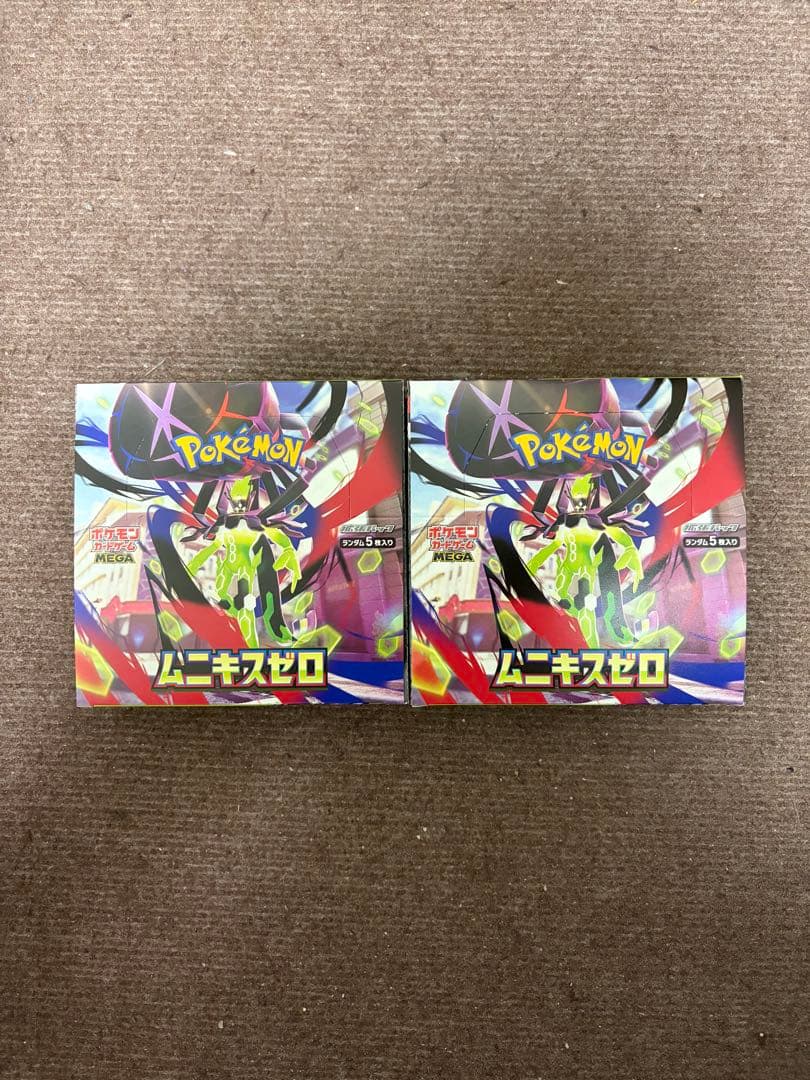 ☆*☆様 ポケモンカード ムニキスゼロ 新品シュリンク無しペリペリ付き2ボックス