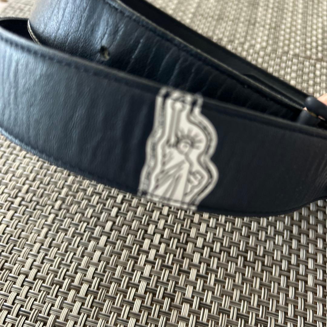 パーリーゲイツ☆ニューヨークシリーズのタクシー柄！ダークネイビー！レザーベルト