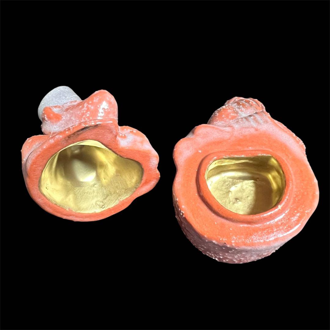 楽焼窯元　三代昭楽　香合　干支申　新品