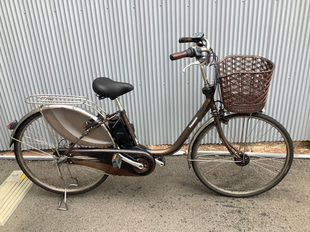 パナソニック新機種電動アシスト自転車viviDX26インチブラウン系ボディー