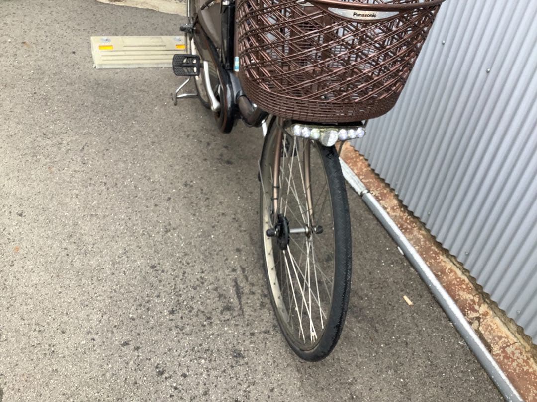 パナソニック新機種電動アシスト自転車viviDX26インチブラウン系ボディー