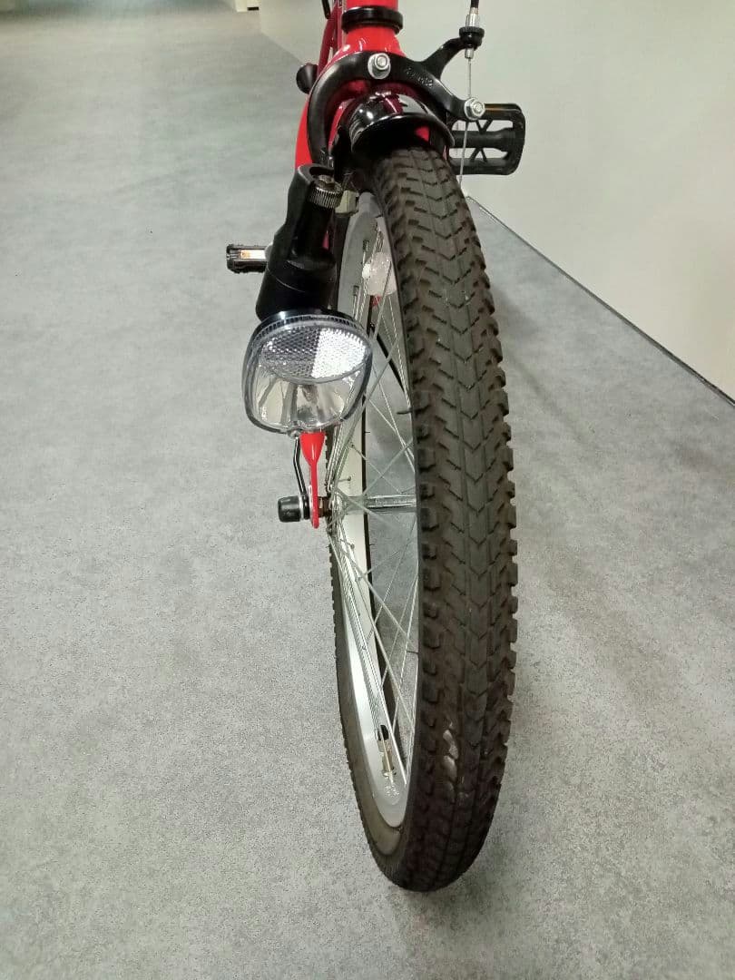 【エコメルカリ便のみ】軽量 折りたたみ自転車 レッド 赤 20インチ