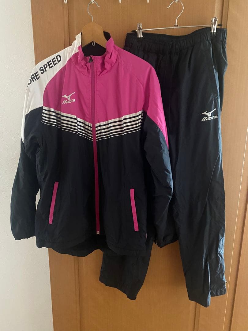 MIZUNO ウィンドブレーカー 上下セット 美品グローブ付