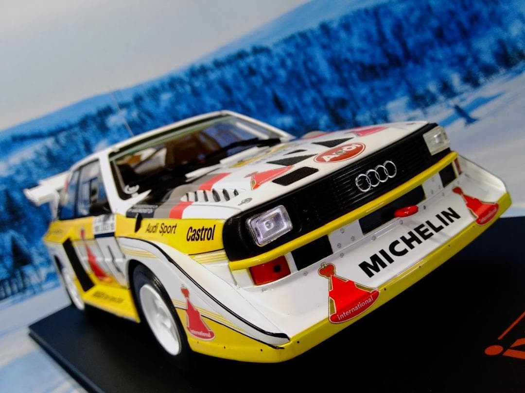 1/18 イクソ　アウディ スポーツ クワトロ S1 E2 1000湖ラリー