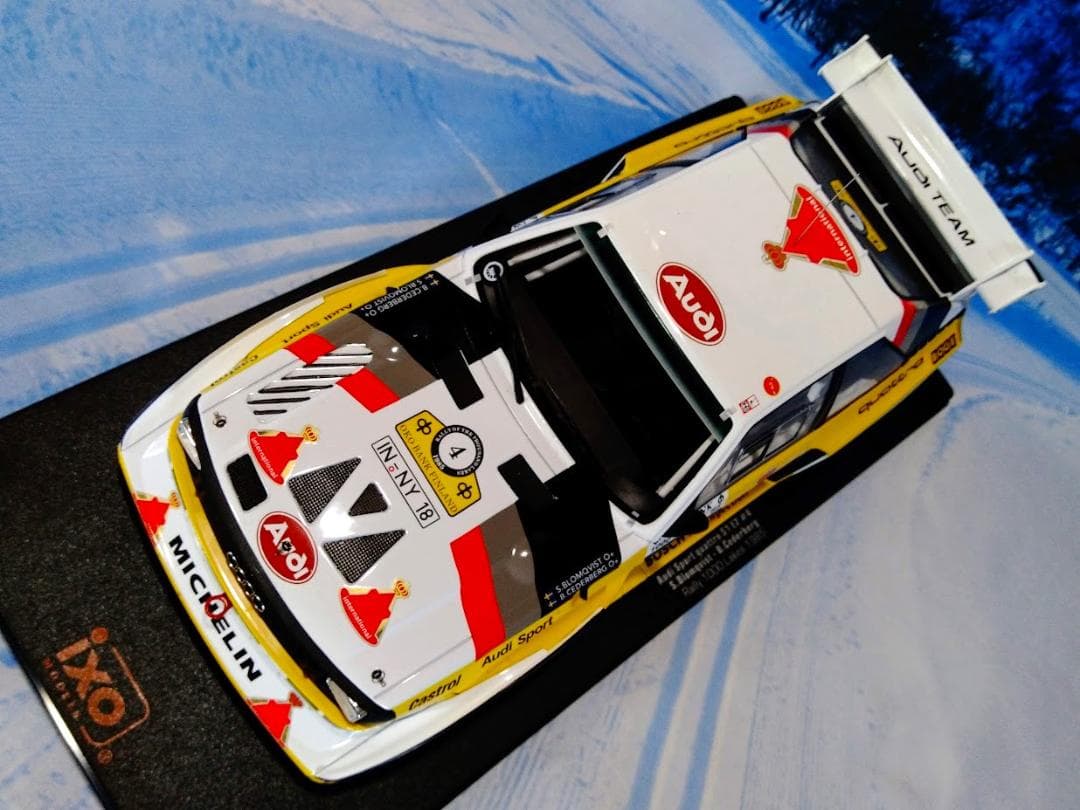 1/18 イクソ　アウディ スポーツ クワトロ S1 E2 1000湖ラリー