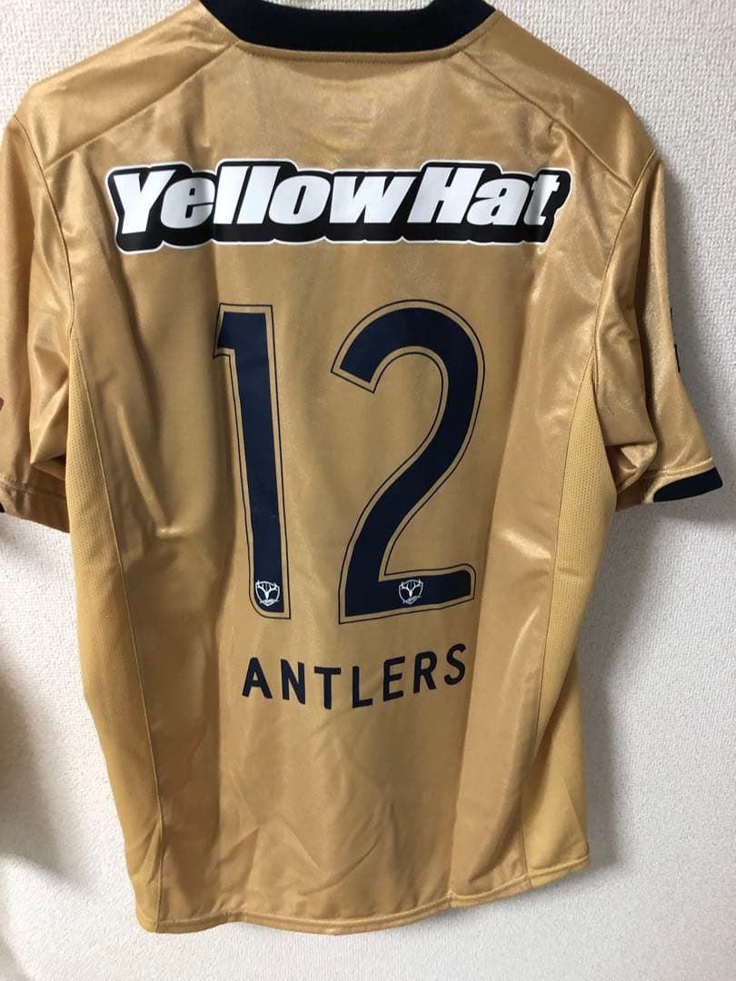鹿島アントラーズ　ソシオ限定　サードユニフォーム　ゴールドユニフォーム