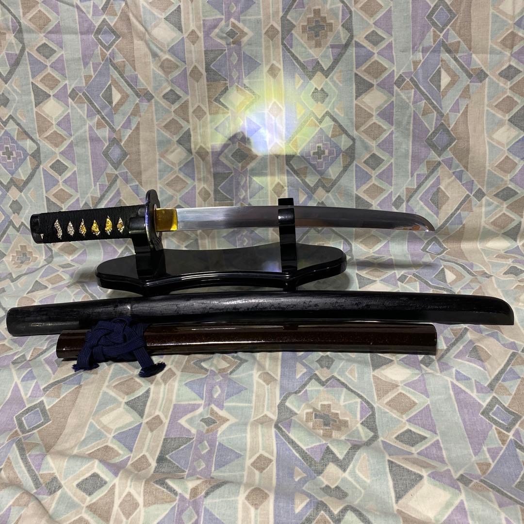 小脇差と小木刀とミニ1本刀掛け台