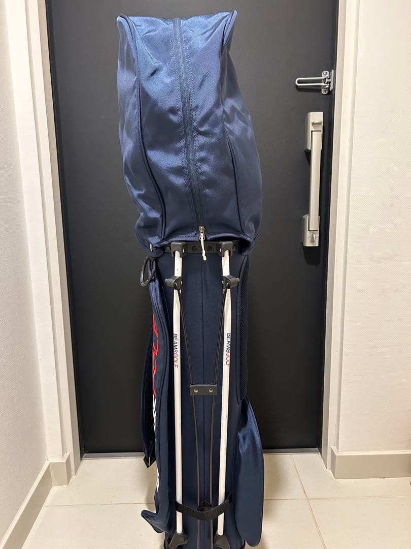 BEAMSGOLF キャディバッグとセルフスタンドバッグ(ネイビー)セット