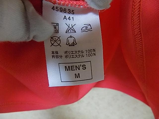 83989 ナイキゴルフ　ハーフジップポロシャツ　ピンク　M