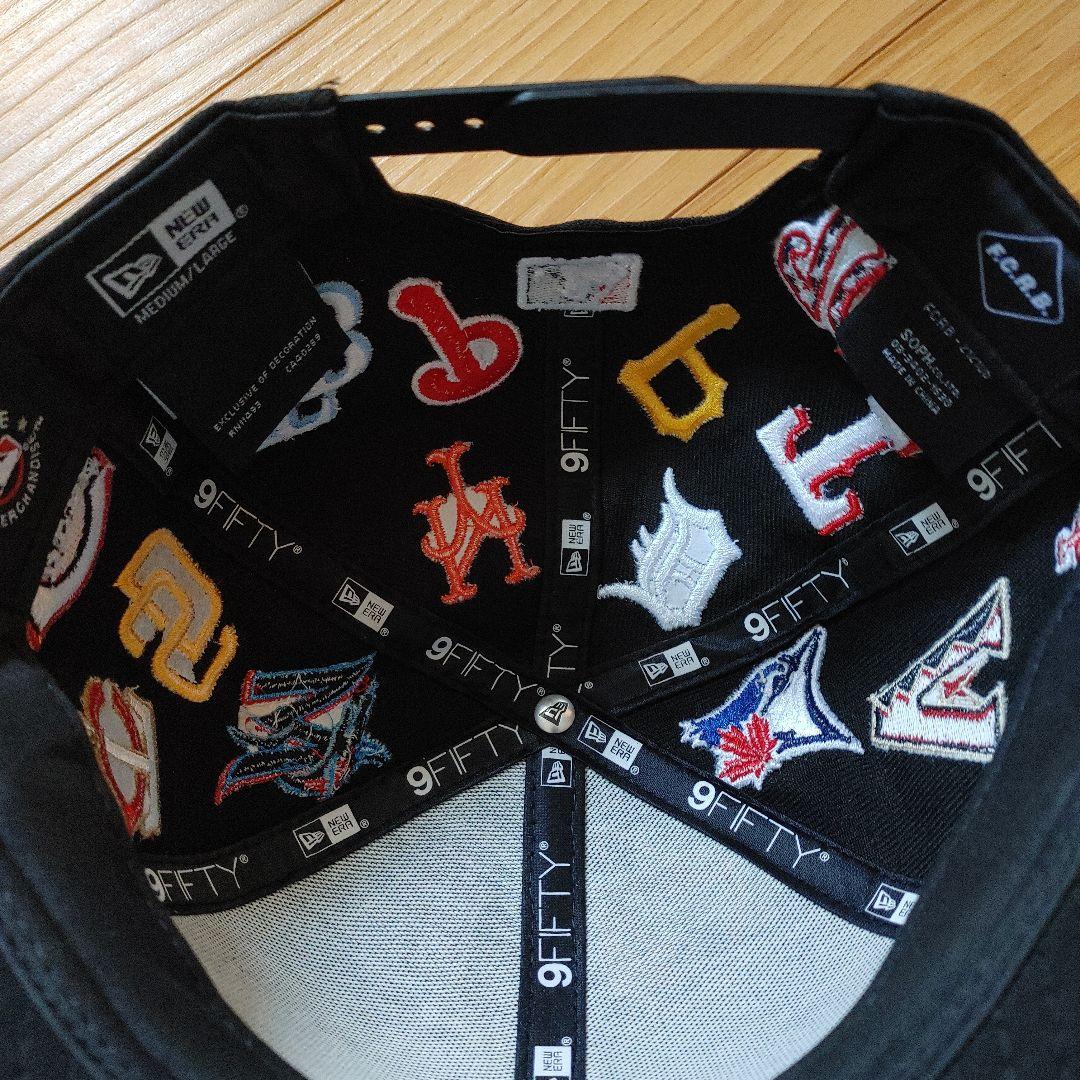 F.C.Real Bristol ニューエラ MLB チームロゴ 黒