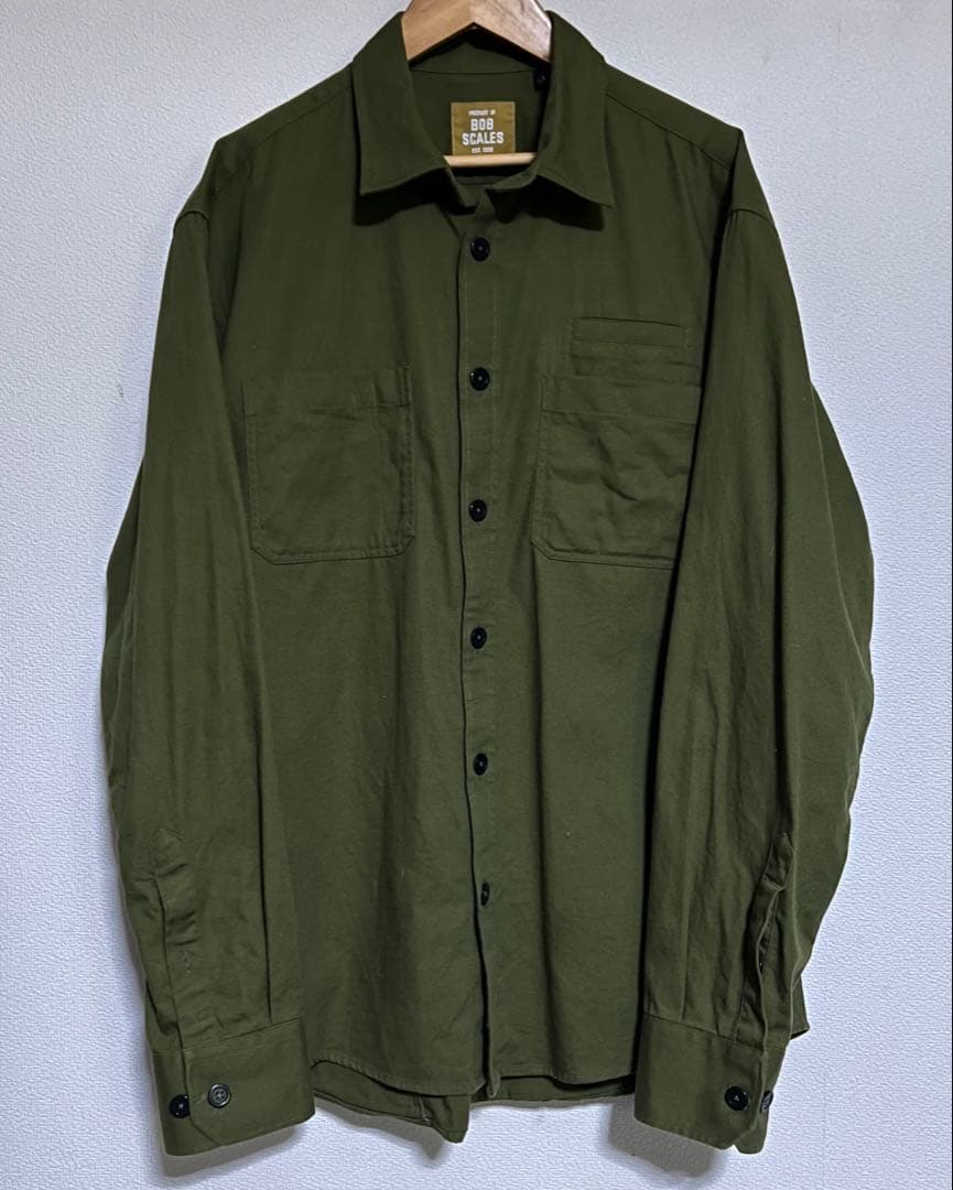BOB SCALES Utility Shirt サイクリング バックポケット