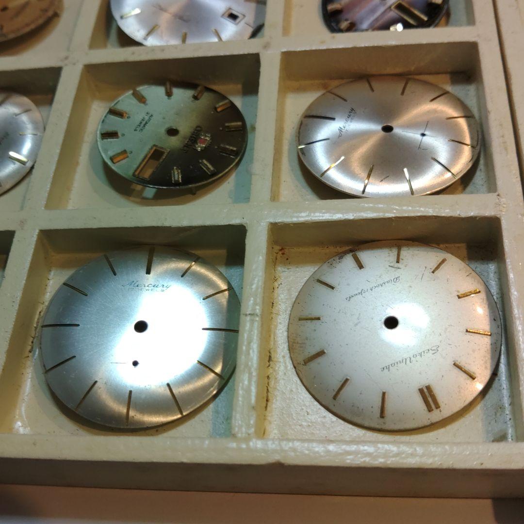 機械式腕時計　文字盤