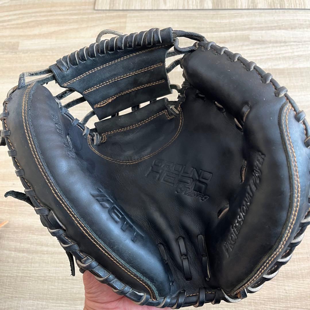 ZETT キャッチャーミット　ジュニア用　グランドヒーローライジング