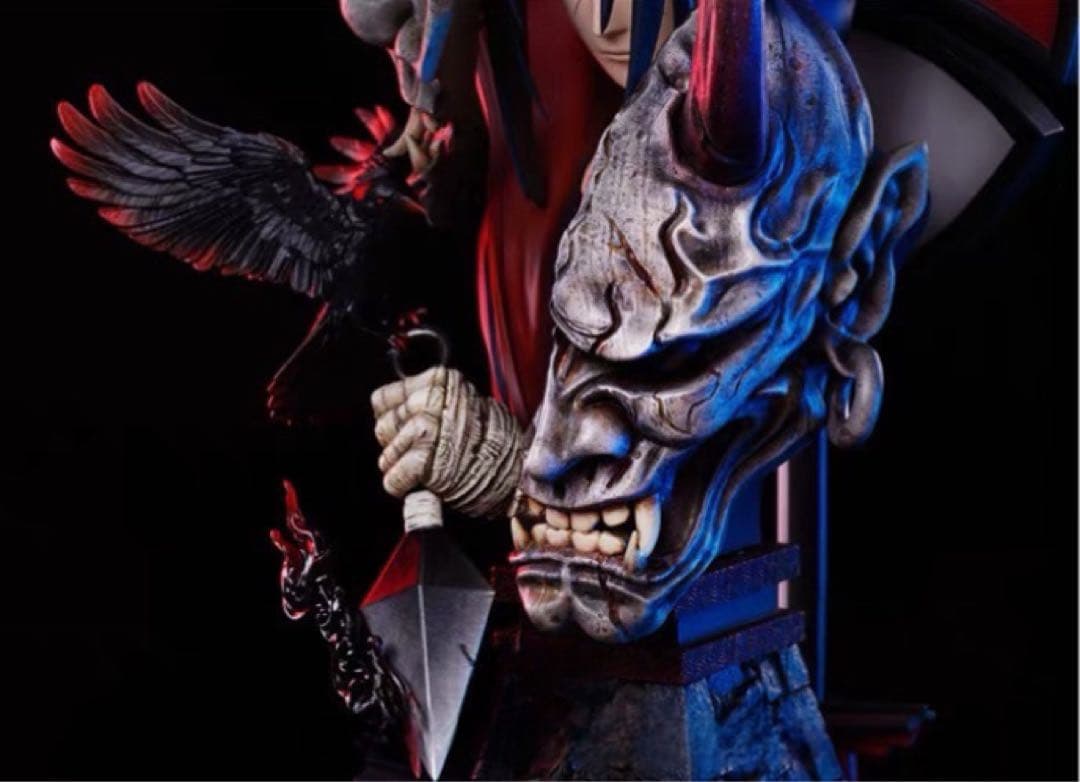 【新品】NARUTO ナルト うちはイタチ 半身 フィギュア ガレージキット