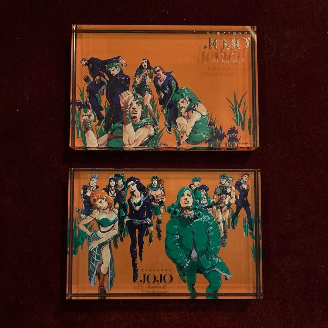 JOJO -冒険の波紋- 荒木飛呂彦原画展グッズ　アクリルブロック