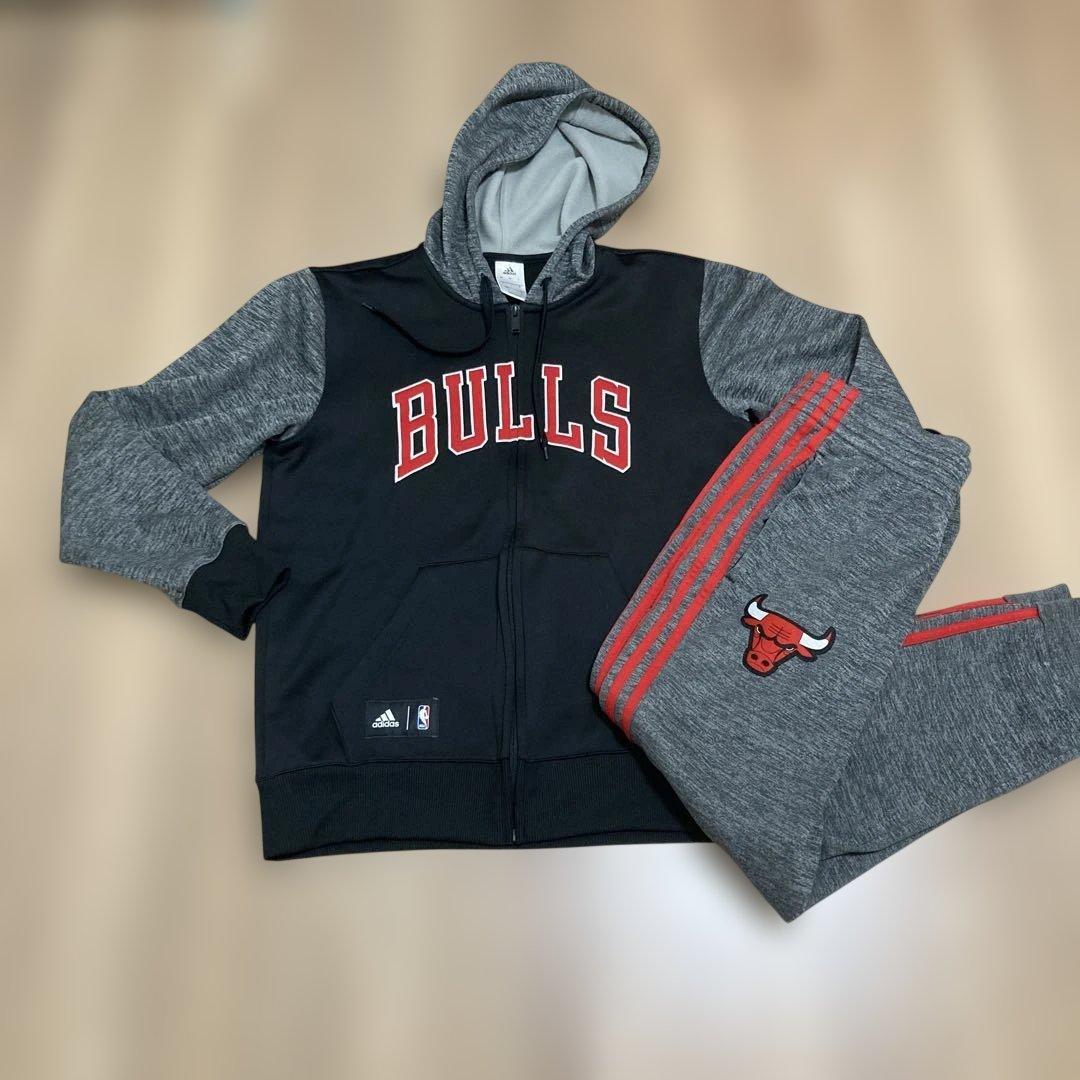 NBA シカゴブルズ　パーカー　スエットパンツ　上下　バスケ　adidas