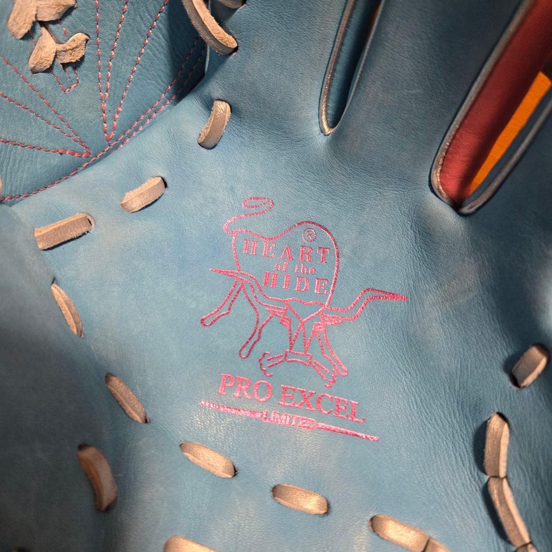 品薄商品！Rawlings 軟式グローブ サックス/ピンク右投げ用