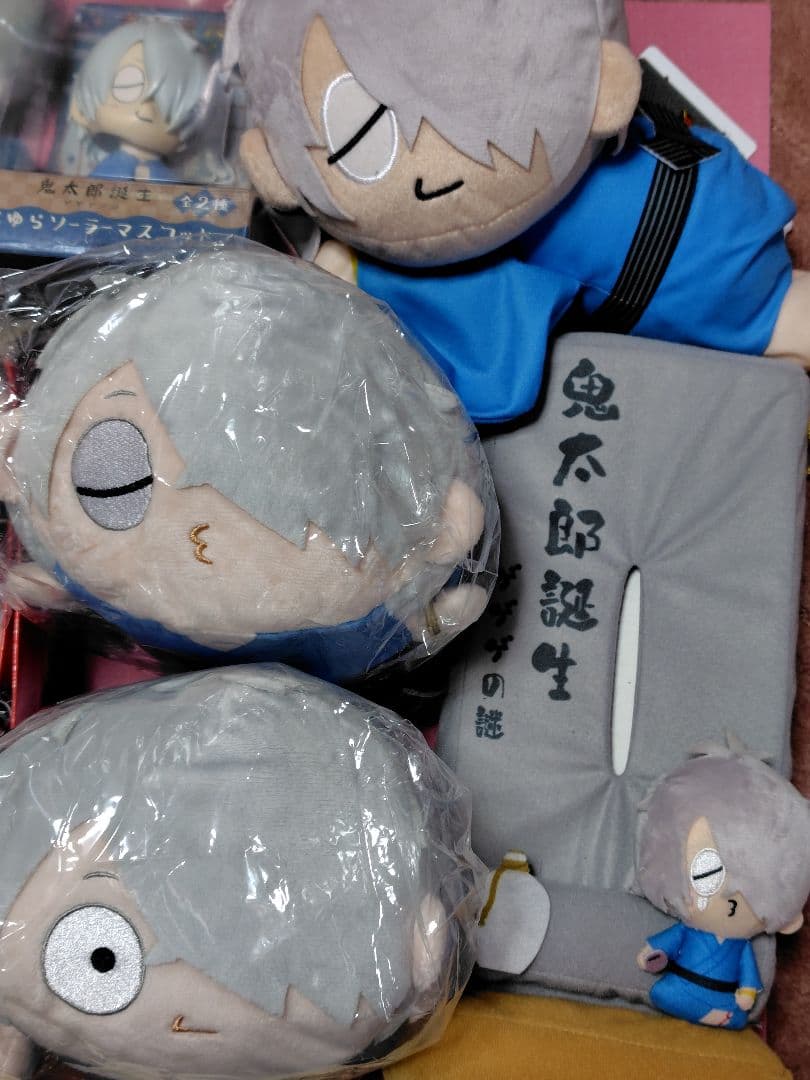 【新品未使用セット】ゲゲゲの謎 鬼太郎の父 ぬいぐるみゆらゆらソーラー ゲゲ郎