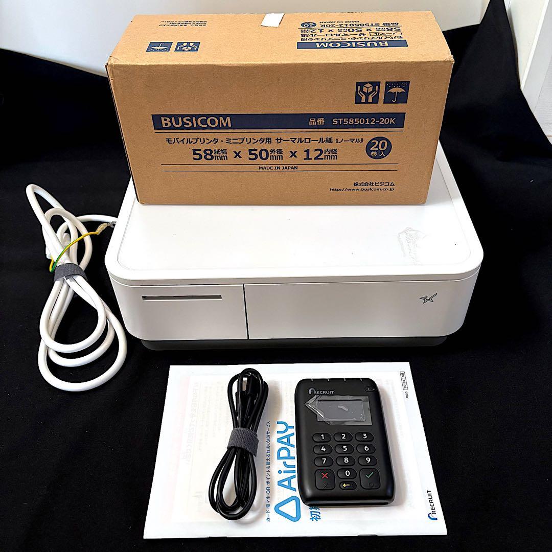 ＊最終値下＊ Airレジ スター機密ｍPOP 本体 +カードリーダー+レシート紙