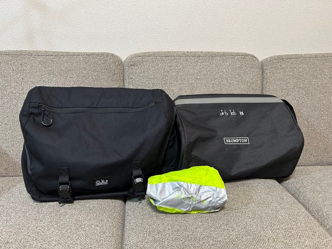 BROMPTON メッセンジャーバッグ セット　黒 カスタム
