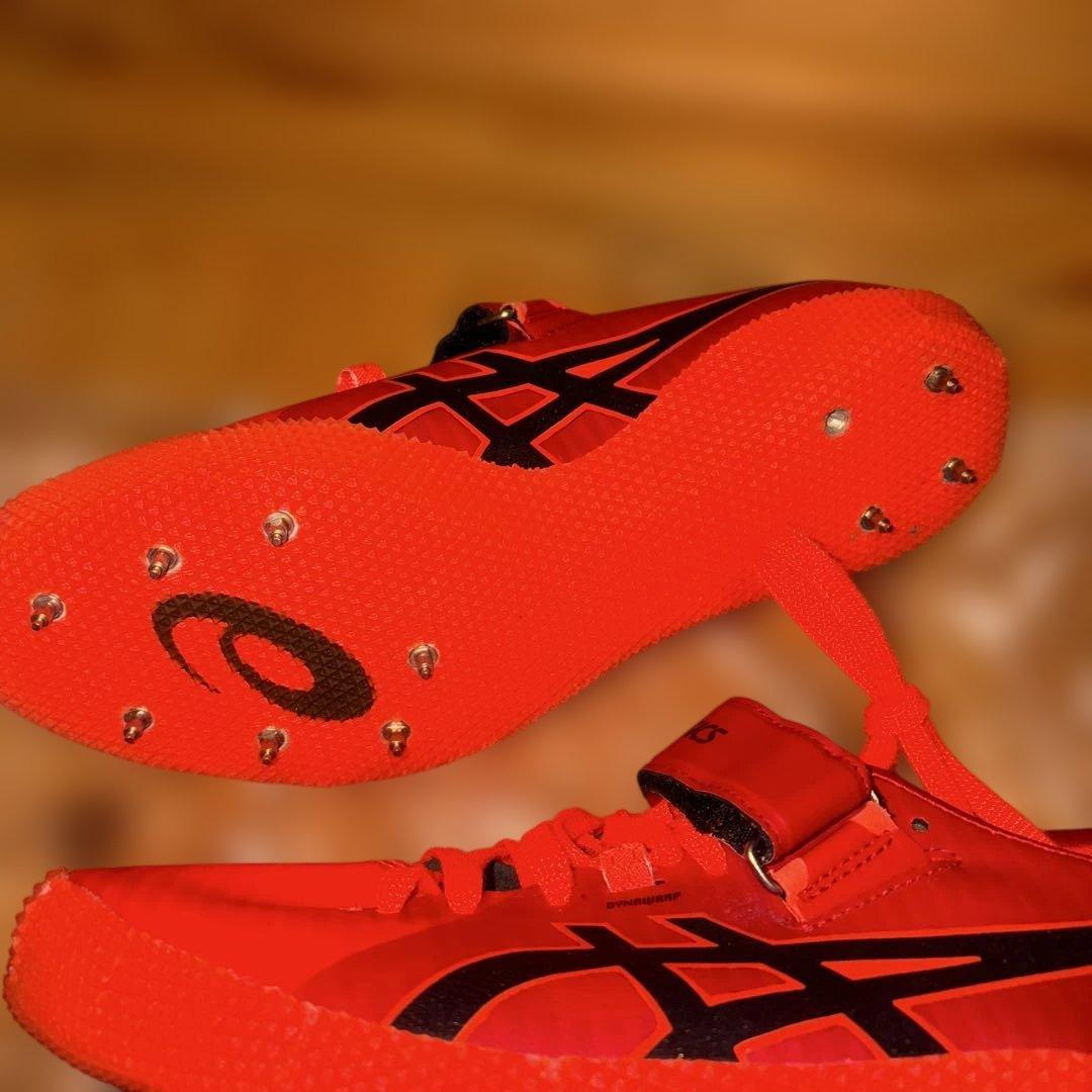美品asics HIGH JUMP PRO2 R陸上スパイク走り高跳び右足踏切用