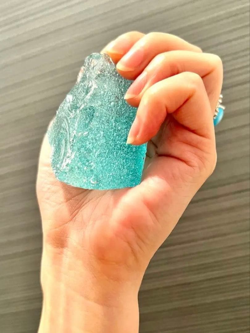 超希少美✨本物シエラネバダ産 アンダラクリスタル ✨海のアクアブルーシーフォーム