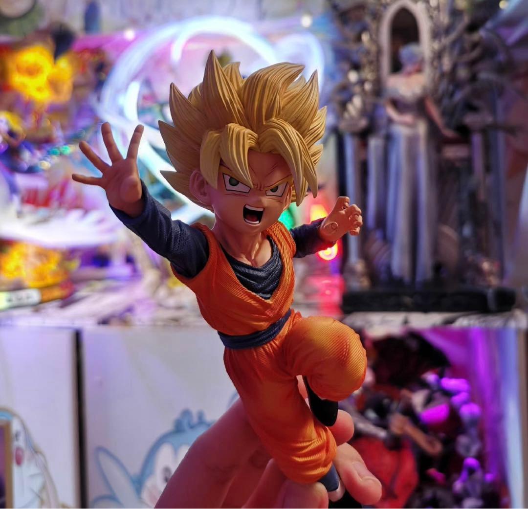 ドラゴンボール 親子波 孫悟飯 孫悟天 孫悟空 フィギュア ガレージキット