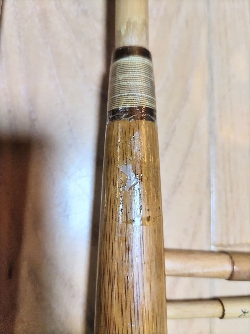 心道 ヘラ竿 / 和竿 / 紀州竹竿 11〜12尺