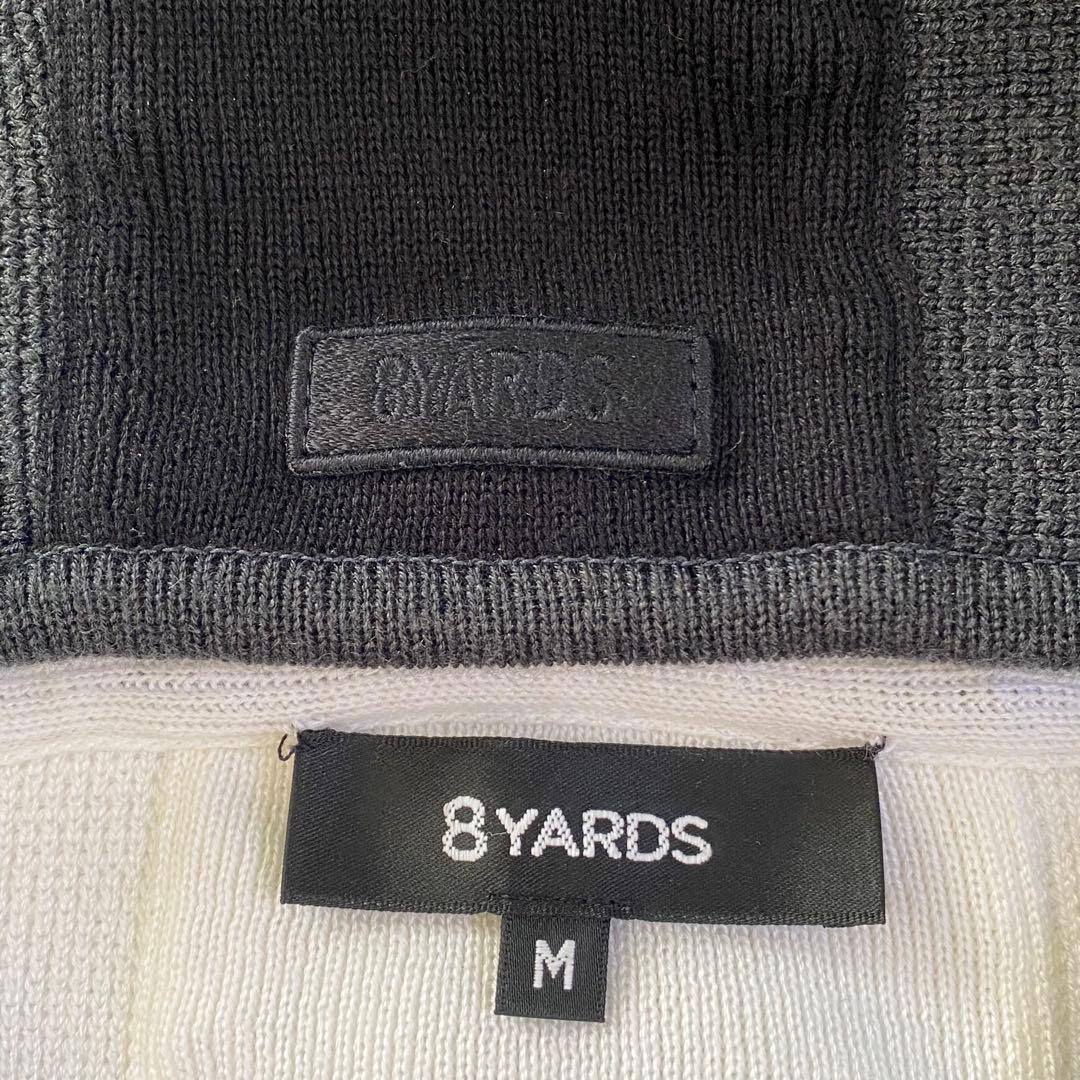 美品　8YARDS ハチヤーズ パーカー ニット ジップ フード ゴルフウェア