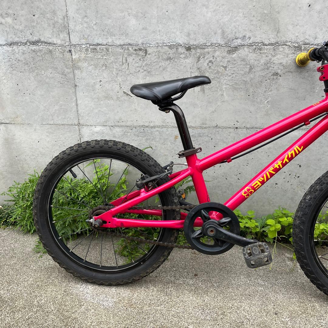 ヨツバサイクル　18インチ　限定マゼンタカラー　東京多摩地区より